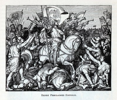 Henry udråbt til kejser, 1882 af Unbekannt