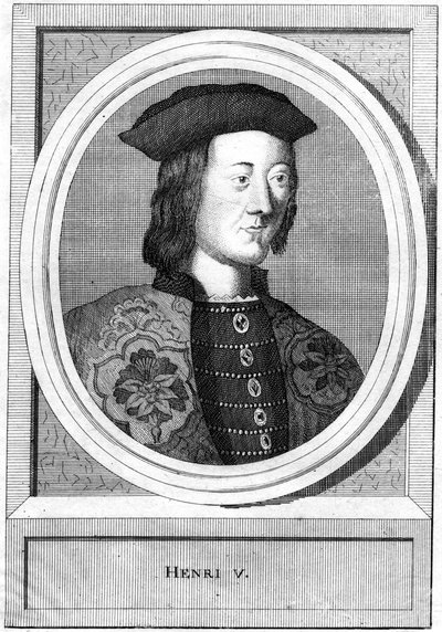 Henrik V, konge af England af Unbekannt