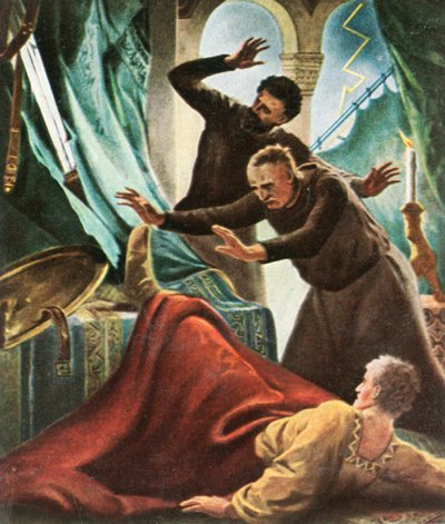 Henry V bliver ramt af lynet i det kejserlige hus i Goslar, 1936. af Unbekannt