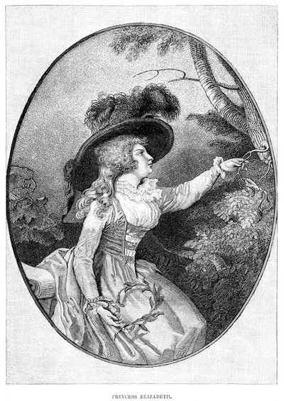 Hendes Kongelige Højhed Prinsesse Elizabeth, 3. datter af George III, 1800-tallet af Unbekannt