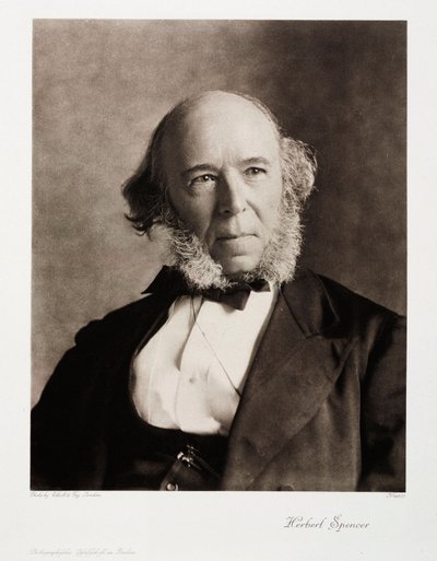 Herbert Spencer, engelsk socialfilosof af Unbekannt