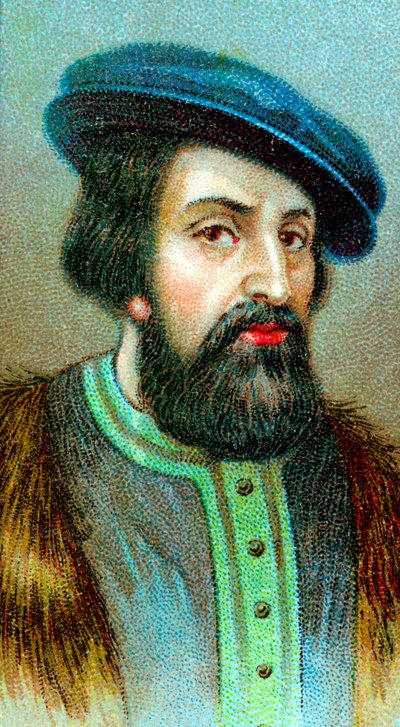 Hernan Cortes 1485-1547, spansk conquistador, der erobrede Mexico af Unbekannt