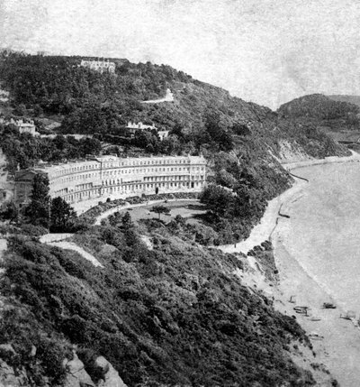 Hesketh Crescent, Torquay, Devon, begyndelsen af det 20. århundrede af Unbekannt