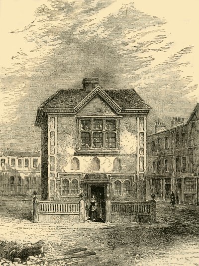 Hicks Hall omkring 1750, c1872. af Unbekannt