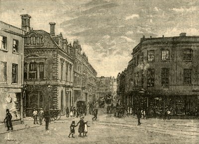 High Street, Newport, 1898. af Unbekannt