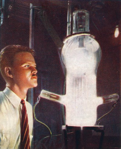 Højeffekt net-glødende rør, 1938 af Unbekannt