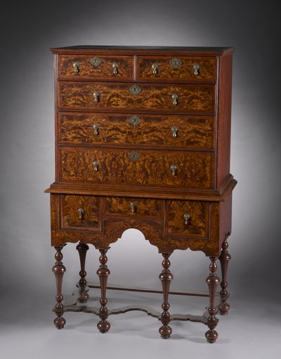 Highboy, 1700-1720. af Unbekannt