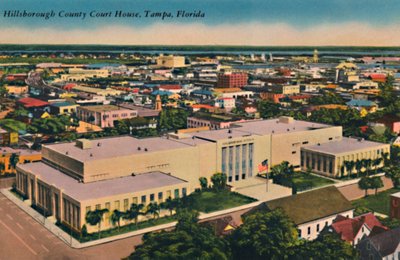 Hillsborough County Court House, Tampa, Florida, c1940
