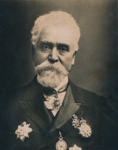 Hiram Stevens Maxim, 1840-1916. Amerikansk-født britisk opfinder og ingeniør, 1894-1907 af Unbekannt