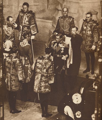Hans første parlament åbnede, 1937 af Unbekannt