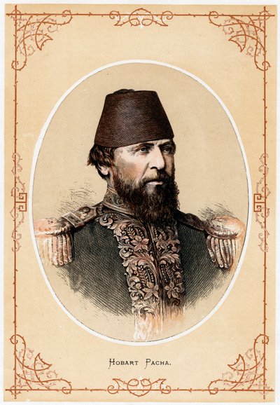 Hobart Pacha, engelsk flådeofficer og flåderådgiver for Tyrkiet, c1880 af Unbekannt