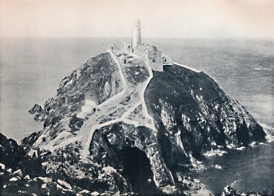 Holyhead - The South Stack, Fyrtårn, 1895 af Unbekannt