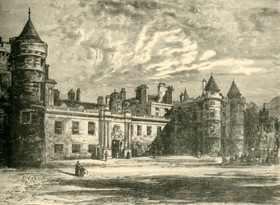 Holyrood Palace, Edinburgh, 1890. af Unbekannt