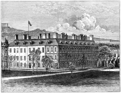 Holyrood Palace fra sydøst, Edinburgh, 1900 af Unbekannt