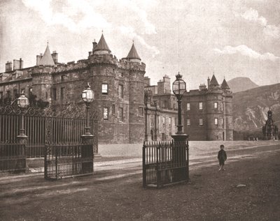 Holyroodhouse, Edinburgh, Skotland, 1894. af Unbekannt