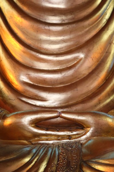 Hong Hien Tu tempel. Buddha statue, Frejus, Frankrig af Unbekannt