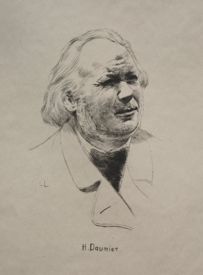 Honore Daumier, 1800-tallet. af Unbekannt