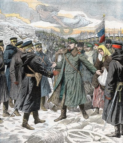 Ærede overgivelse, Port Arthur, russisk-japanske krig, 1904-5 af Unbekannt