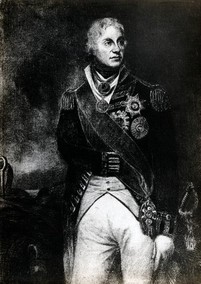 Horatio Nelson, 1. Viscount Nelson, engelsk flådekommandant, 1800-tallet af Unbekannt
