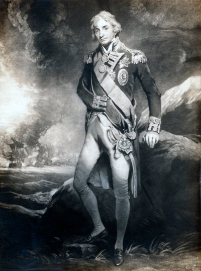 Horatio Nelson, 1. Viscount Nelson, engelsk flådekommandant, 1800-tallet af Unbekannt