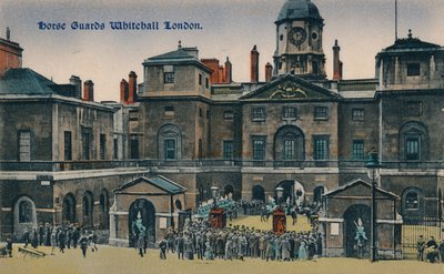 Horse Guards Whitehall London, c1910. af Unbekannt