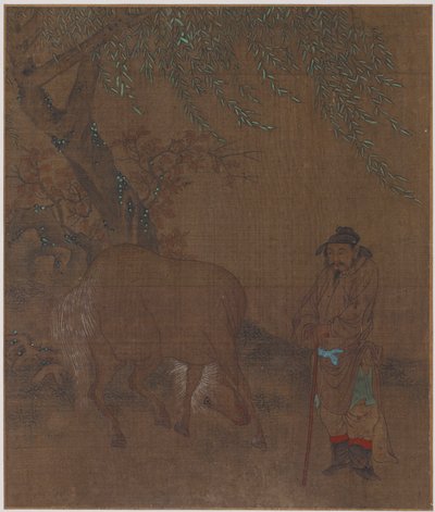 Hest og brudgom under en pil, muligvis Ming-dynastiet, 1368-1644. af Unbekannt