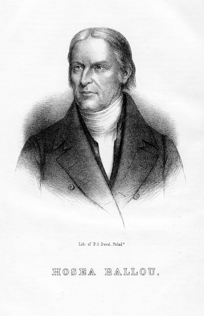 Hosea Ballou, amerikansk universalistisk præst og teologisk forfatter, 1854 af Unbekannt