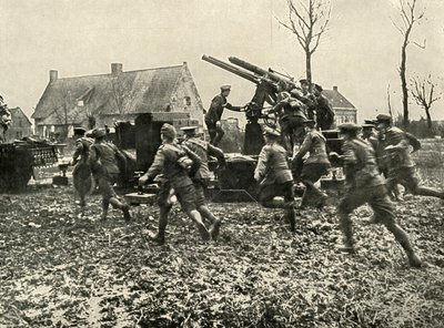 Synet fjendtligt fly, 1919. af Unbekannt