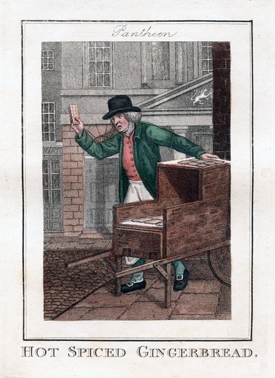 Hot Spiced Gingerbread, Pantheon, London, 1806 af Unbekannt