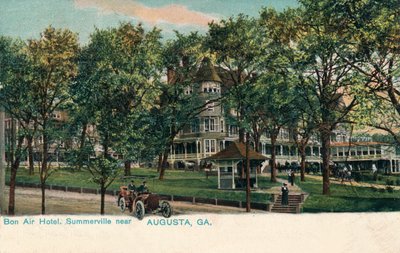 Hotel Bon Air, Augusta, Georgia, c1910 af Unbekannt
