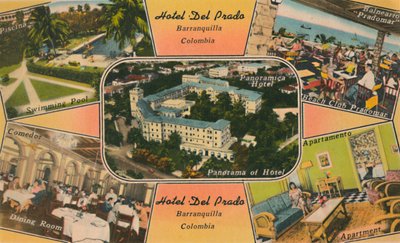 Hotel Del Prado, Barranquilla, Colombia, c1940