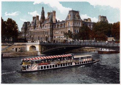 Hotel de Ville, Paris, c1900 af Unbekannt