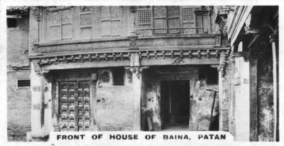 Haus von Baina, Patan, Indien, ca. 1925 von Unbekannt