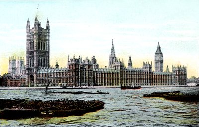 Houses of Parliament, London, 20. århundrede af Unbekannt