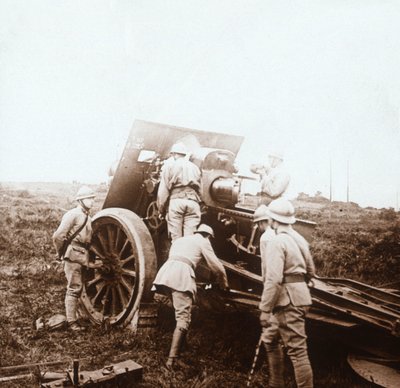 Haubits batteri, c1914-c1918 af Unbekannt