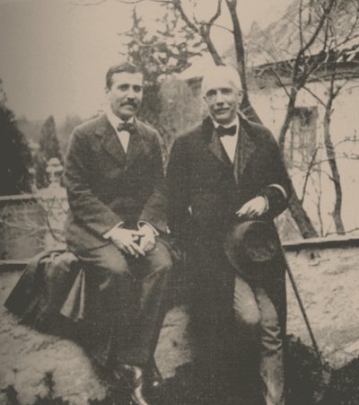 Hugo von Hofmannsthal 1874-1929 og Richard Strauss 1864-1949, 1912. af Unbekannt