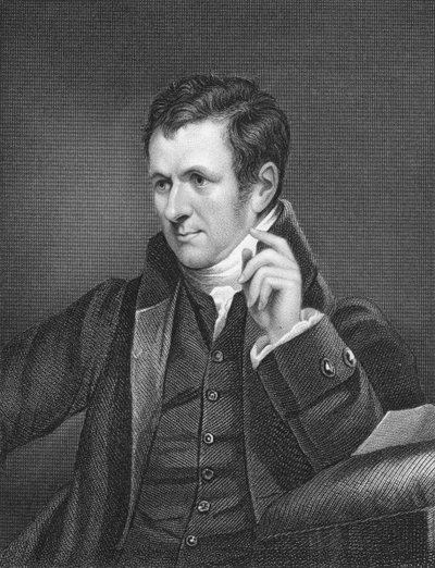 Humphry Davy, britisk kemiker, 1800-tallet af Unbekannt