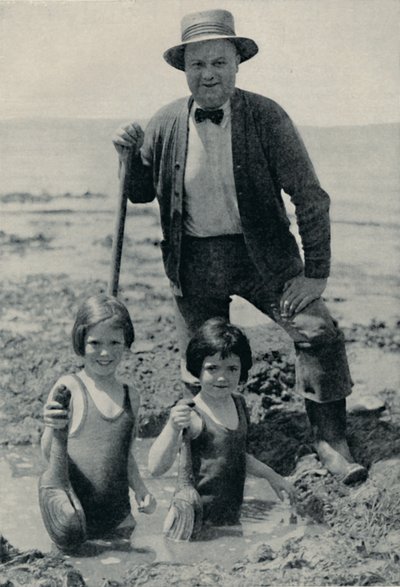 Jagt den undvigende Geoduck på Puget Sound, c1935 af Unbekannt