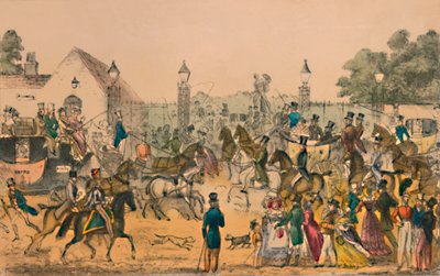 Hyde Park Corner, 1825, c1870 af Unbekannt