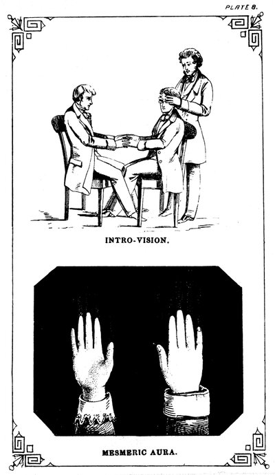 Hypnose: introvisionskraft ved at se ind i en krop, 1889 af Unbekannt