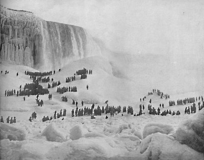 Ice Mountain, Niagara, c1897. af Unbekannt