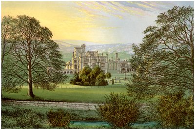 Ilam Hall, Staffordshire, hjemsted for familien Hanbury, c1880 af Unbekannt