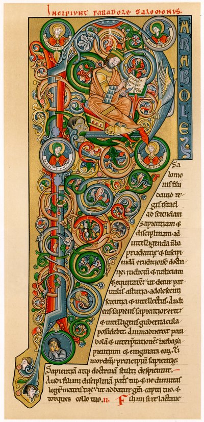 Oplyst initial P, 1172 af Unbekannt