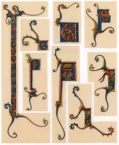 Oplyste begyndelsesbogstaver, 1200-tallet af Unbekannt