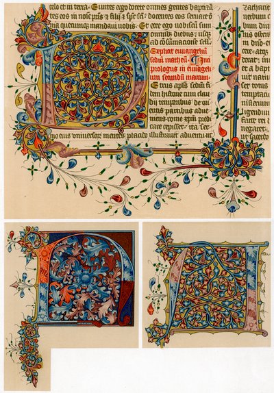 Oplyste begyndelsesbogstaver, 1405-1415 af Unbekannt
