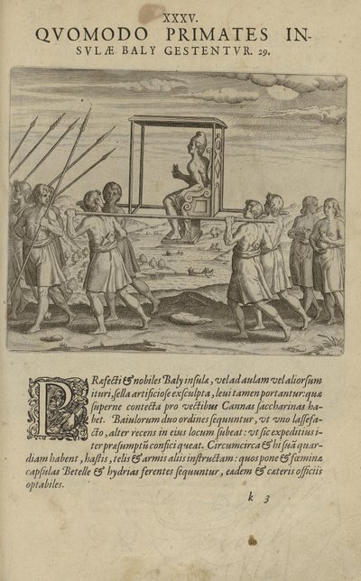 Illustration hentet fra bogen India Orientalis af ukendt forfatter og udgivet af Excudebat Matthaeus Beckerus af Unbekannt