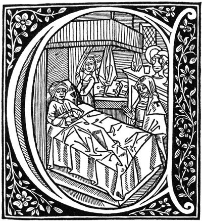 Illustration fra Boethius, The Consolation of Philosophy, 1498 1964 af Unbekannt