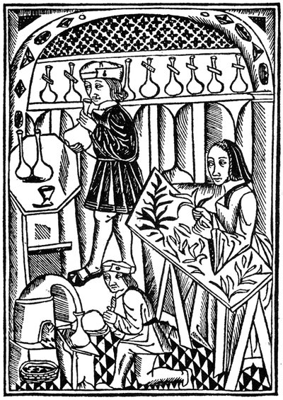 Illustration fra The Owner of Things, 1500 1964 af Unbekannt