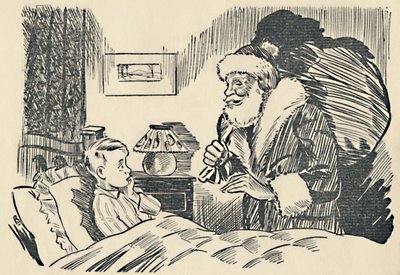 Illustration fra The Mystification of Santa Claus, 1936. af Unbekannt