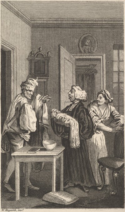 Illustration til Tristram Shandy, bind 4, 1800-tallet. af Unbekannt